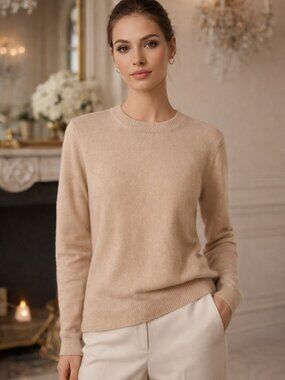 LUXE 525 Cashmere Crewneck Sweater